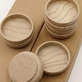 Lookka Felt Floor Cups 60mm Round Non Slip Floor Protectors for Chair Legs view 7