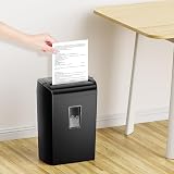 Bonsaii 10-Sheet Cross-Cut Paper Shredder C209-D Upgrade Black 21L Bin view 7