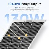 ECO-WORTHY 260W Flexible Solar Panel 12V Waterproof for RV Boat Caravan view 2
