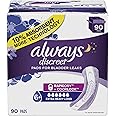 Always Discreet Plus Incontinence Pads, Extra Heavy Absorbency, Long (90 Count)