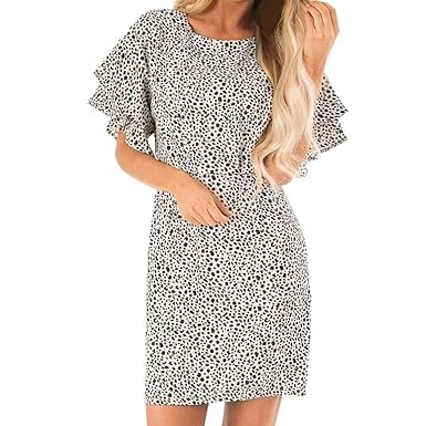 leopard print summer dress
