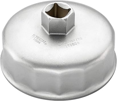 Amazon Com Jetech 75mm 15 Flute Oil Filter Wrench For Ford Buick Lincoln Mazda Jaguar Cap Type Socket Removal Tool Home Improvement