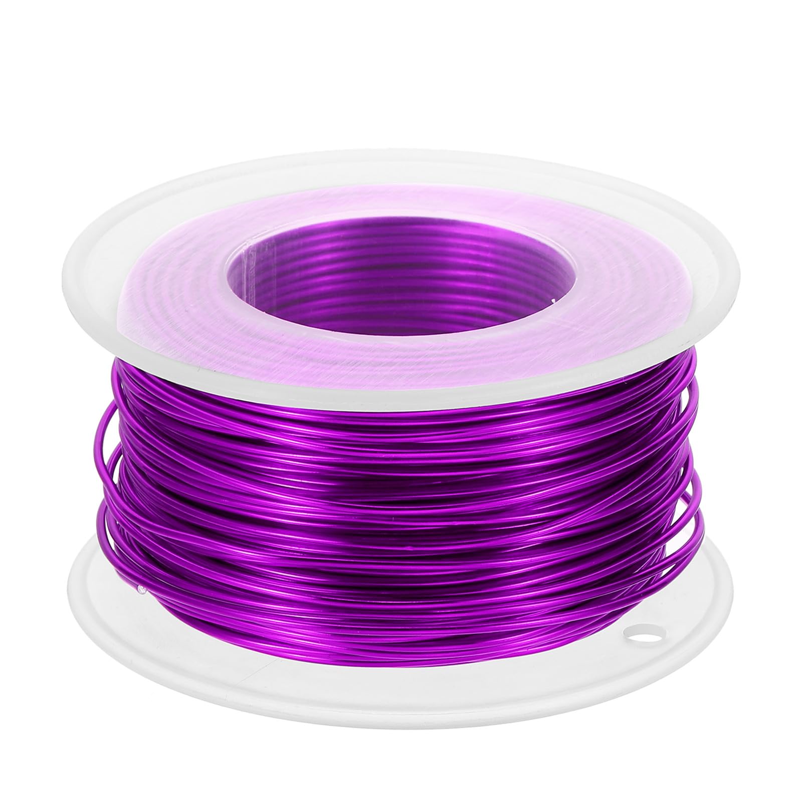 PATIKIL 18 Gauge 1mm Aluminum Craft Wire, 98.4Ft Metal Wire Armature Bendable Wire for Jewelry Making Metal Wrap DIY, Purple
