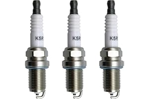 YGQ Spark Plug fit for Torch K5RTC NGK BPR5ES for Briggs and Stratton 491055S Champion RC12YC 3 Pcs
