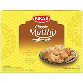 BIKAJI Methi Mathi 14.11 oz, Crispy Fenugreek Namkeen Snack | Flaky, crunchy mathri made with fenugreek leaves using traditional recipes. Ready to eat; ideal for tea time, travel
