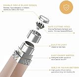 Binefia Facial Hair Remover USB Rechargeable Painless Lip Chin Trimmer view 6