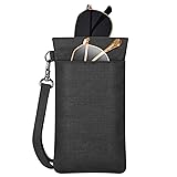 FINTIE Double Eyeglasses Pouch with Carrying