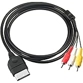 Mcbazel Composite Audio Video AV Cable for Original Microsoft Xbox Gen 1, 1.8m RCA to Composite Cable for Classic Xbox Console