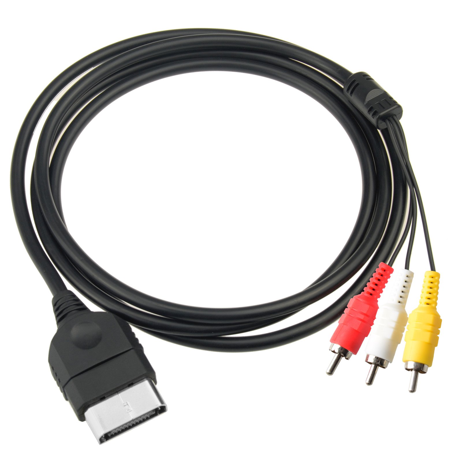 Mcbazel Composite Audio Video AV Cable for Original Microsoft Xbox Gen 1, 1.8m RCA to Composite Cable for Classic Xbox Console