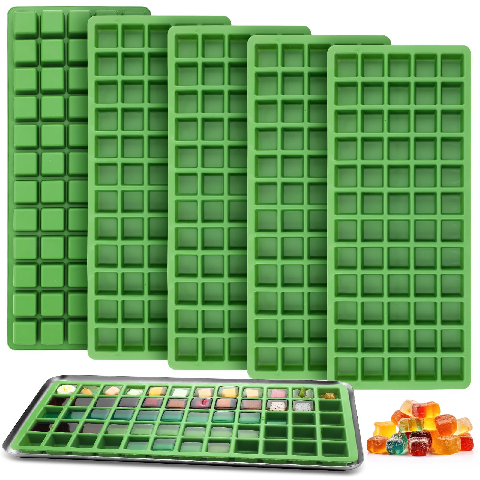 Photo 1 of Tiangrid 5 Pcs Silicone Food Molds for Harvest Right Freeze Dryer Harvest Right Medium Square Trays Dividers Food Mold for Fruit Vegetable Cake Freeze Drying Accessories (Medium)