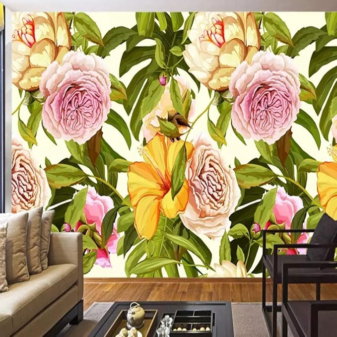 YiShuQiang Wallpaper Fototapeten Blumen Blumen Blumen Wohnzimmer Schlafzimmer   Wandaufkleber Wandbilder Wohnzimmer Schlafzim