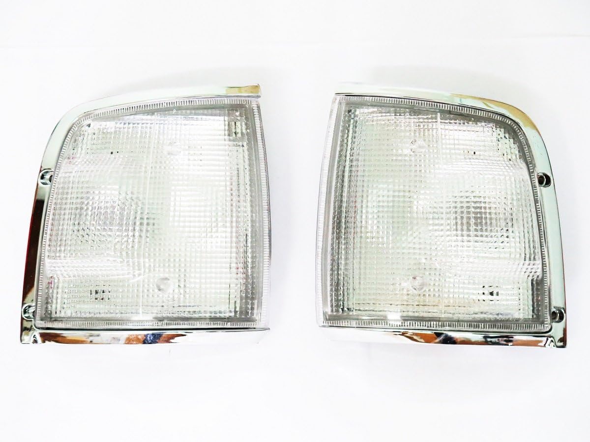 Isuzu Tf Tfr Holden Rodeo Chrome Clear Corner Light Turn Signal Vauxhall Brava Lhs+rhs