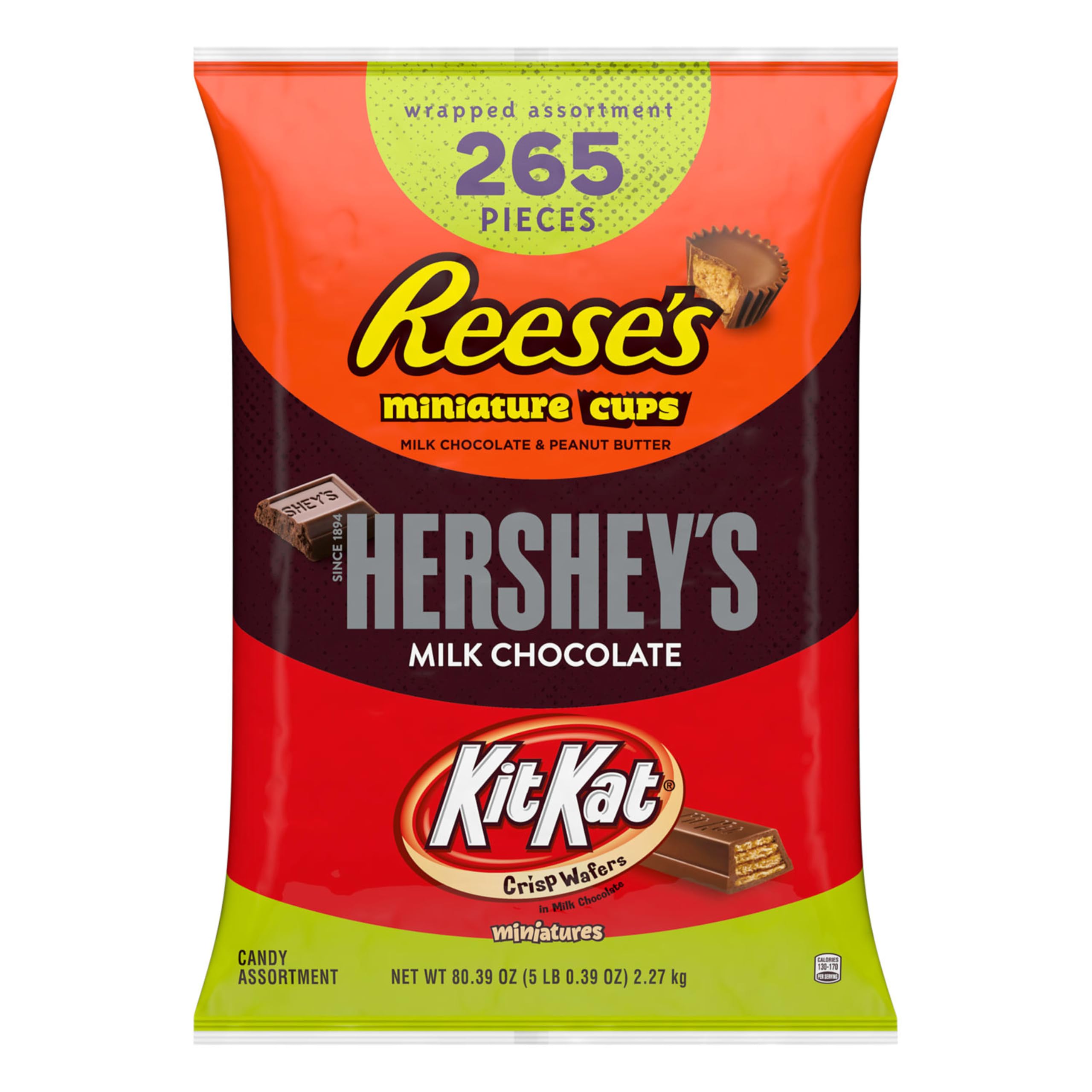 HERSHEY'S, KIT KAT and REESE'S Assorted Milk Chocolate Candy Variety ...
