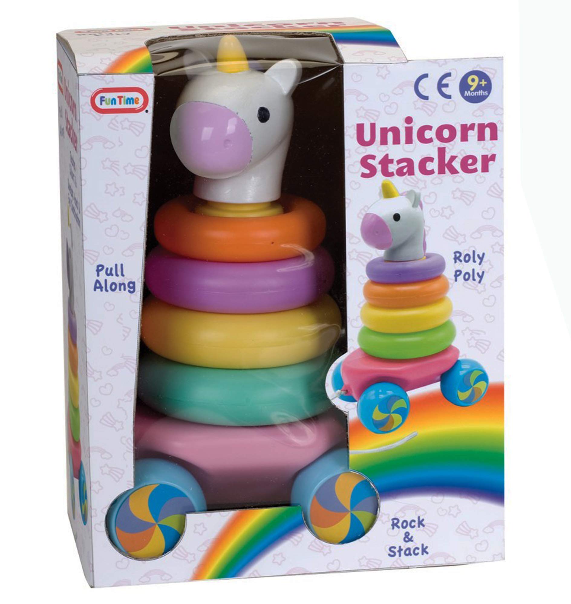 A to Z 55950 Fun Time Push Along Stacker, Multi