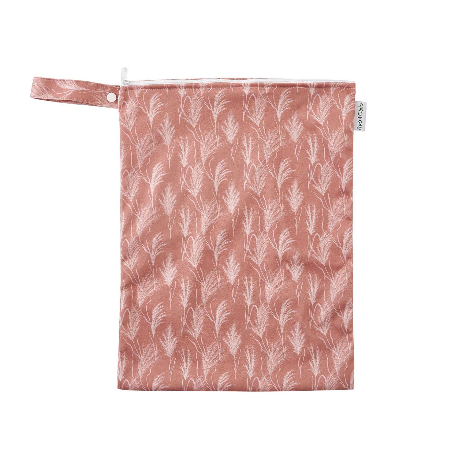 avo + cado Wet Bag UNO (M) – Patterned – Waterproof and Odour-Proof – Size: 29 x 40 cm – Swimming Bag, Laundry Bag, Nappy Bag, Toiletry Bag, Pampasgrass, Toiletry bag