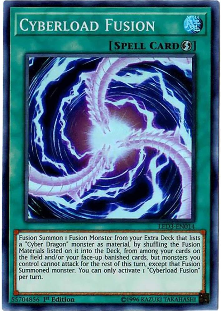 Cyberload Fusion - LED3-EN014 - Super Rare - 1st Edition