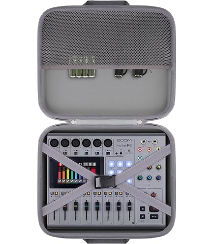 Amazon.com: Zoom PodTrak P8 Portable Multitrack Podcast Recorder +