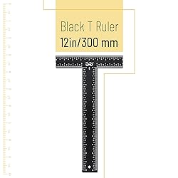 Mr. Pen - T Square, T Ruler, 12 inch Metal Ruler, T