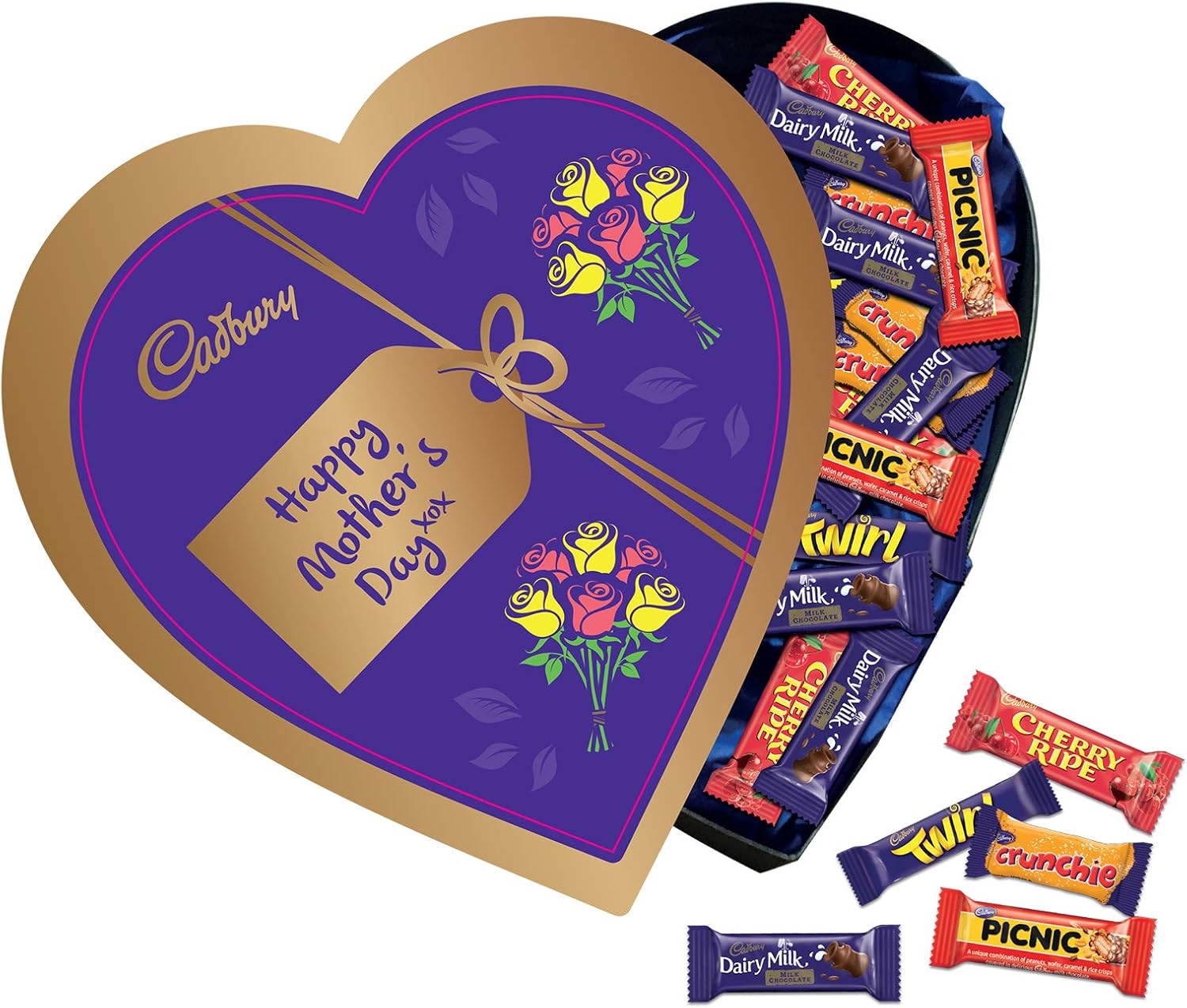 CADBURY Heart Chocolate Gift Pack, Happy Mothers Day