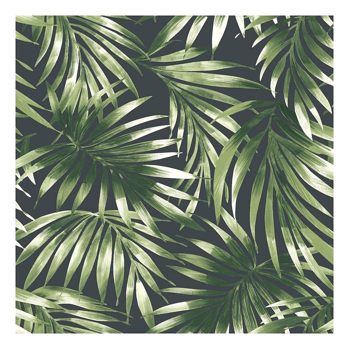 Superfresco Easy Green Elegant Leaves Tropical Trail Wallpaper | Tropical Leaves Design | Green Colour | Paste the Wall Application