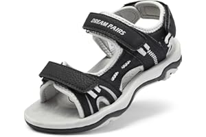 DREAM PAIRS Kids Sandals Boys Girls Open-Toe Outdoor Athletic Summer Sport Sandals Water Shoes for Toddler/Little Kid/Big Kid