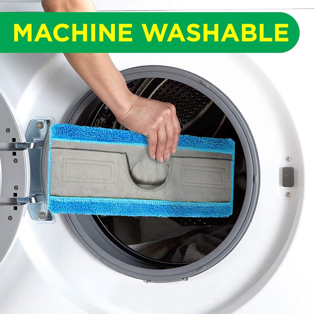 Millifiber Mop Refills (Pack of 2) Washable Reusable Microfiber Mop Pads Compatible with Swiffer Sweeper. Mop Replacement Cover.: Health & Personal Care