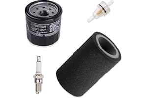 NEIVILU Air Filter Foam Oil Filter Fuel Filter Spark Plug For Yamaha Bruin 350 2004-2006 Grizzly 350 450 2007-2014 Wolverine 450 2006-2010 Wolverine 350 2006-2009 Kodiak 450 400 2004-2006 5UH-E4451-10-00