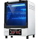 Henlivy Nail Tool UV cleaning cabinet, Stainless Steel cleaning, with Drying Function, Temperature and Timer Control, up to 60 Minutes, 110V, For Hair Salon Spa Nail Salon