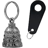 Motorcycle Bell for Biker Good Luck Riding Bells with Hanger Motorcycle Accessory or Keychain for Luck Rider Gift