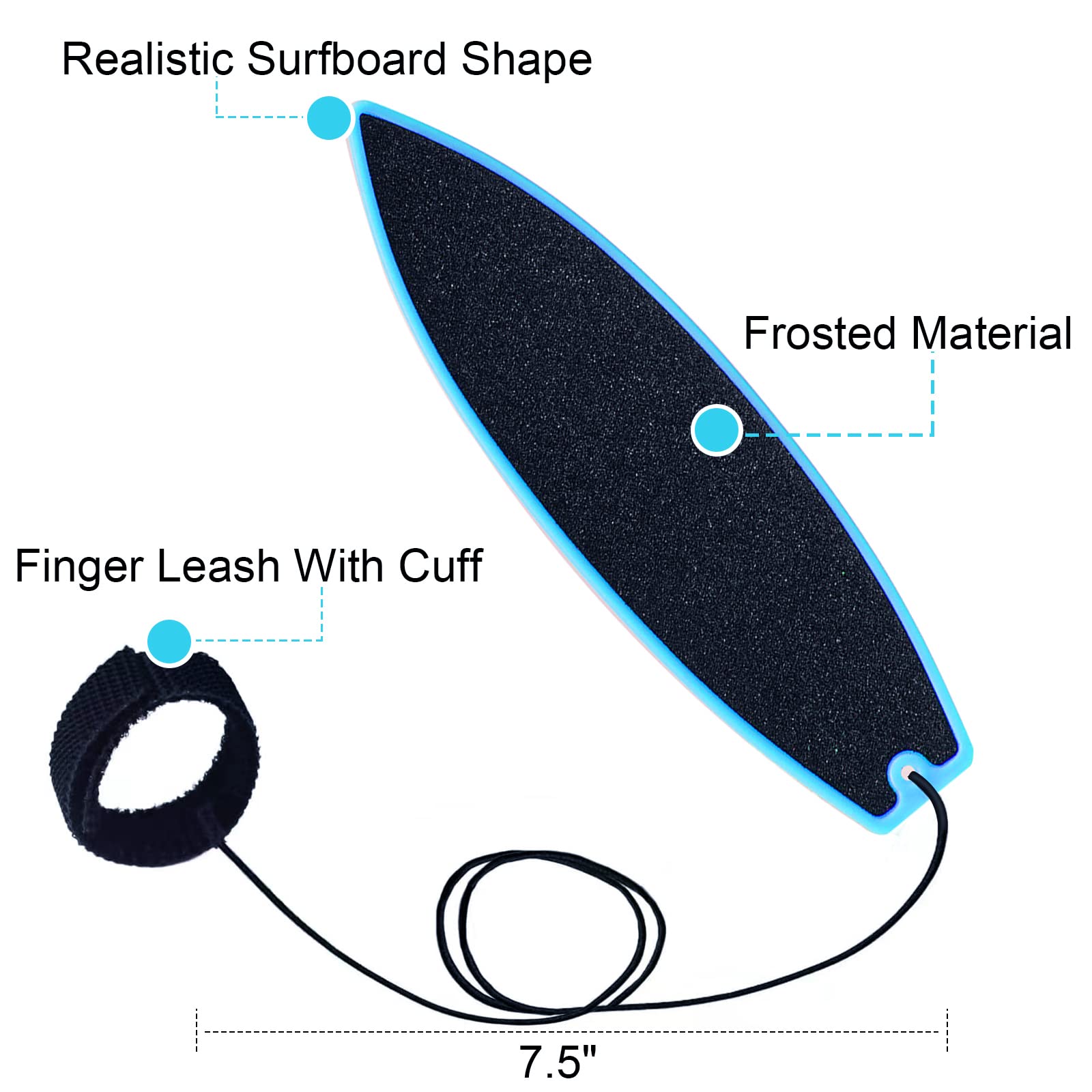 Finger Surfboards, Finger Surf Board for Car Window, Finger Surfing Board with String, Wind Surfboard Fingerboard for Kids