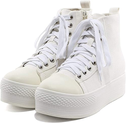 Amazon フェリシア フェリーチェ 厚底スニーカー ハイカットスニーカー 軽い フラットシューズ レディース As 631 白 黒 グレー スニーカー