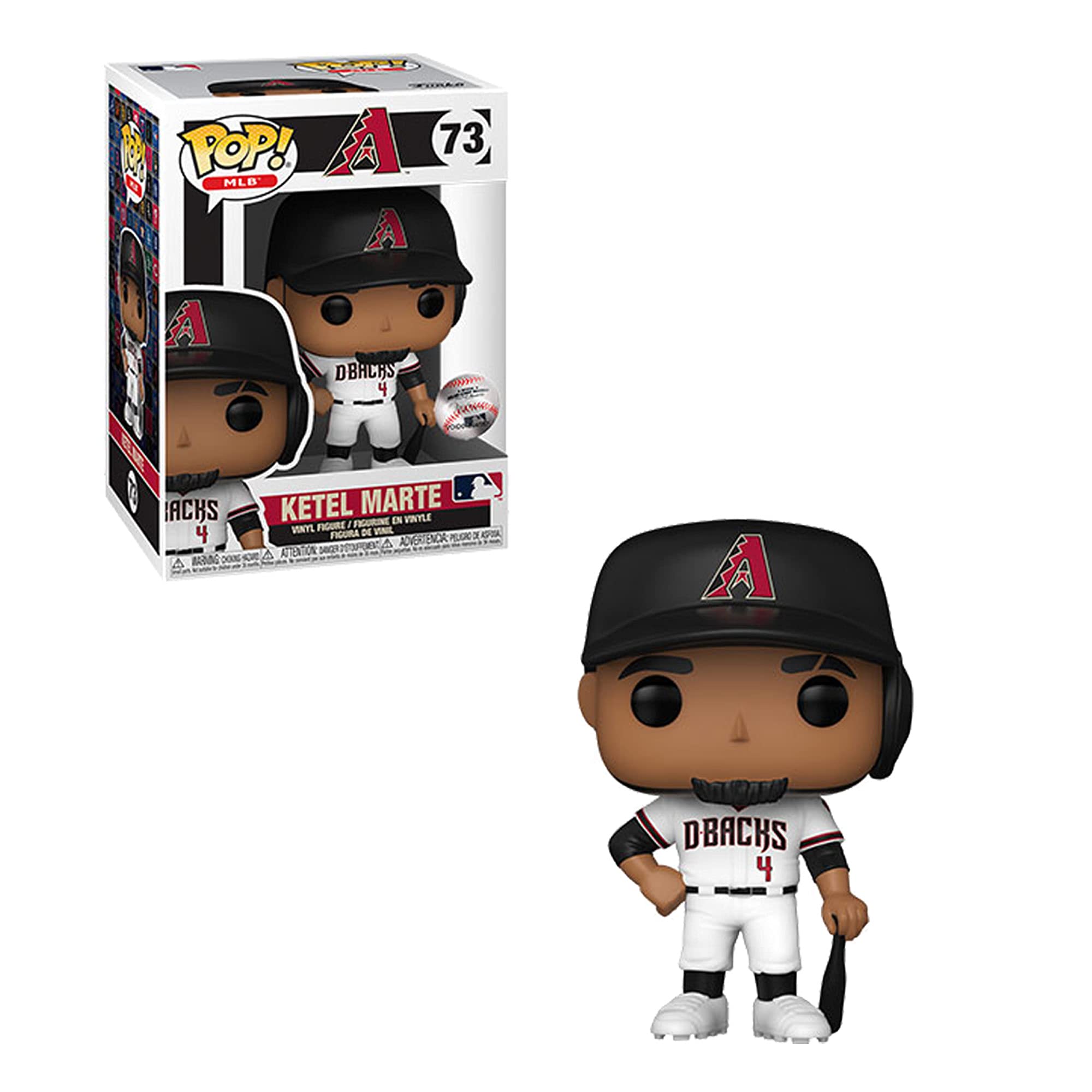 Funko POP! MLB: Diamondbacks - Ketel Marte - (Home Uniform) - Collectable Vinyl Figure - Gift Idea - Official Merchandise - Toys for Kids & Adults - Sports Fans - Model Figure for Collectors