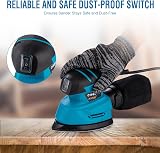 KATSU Tools Electric Detail Sander 130W Palm Sander Wood Dust Collection 10 view 3