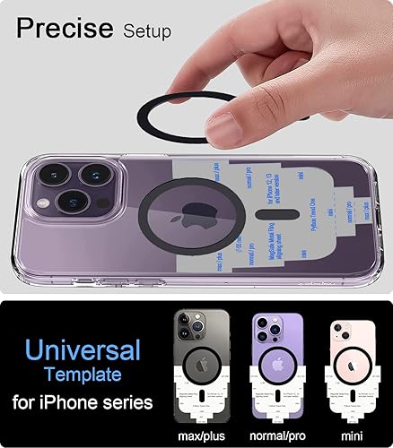 Metal Ring Adhesive Sticker Rings Designed for MagSafe, Designed