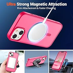 SUPFINE Magnetic for iPhone 14 Case & iPhone 13