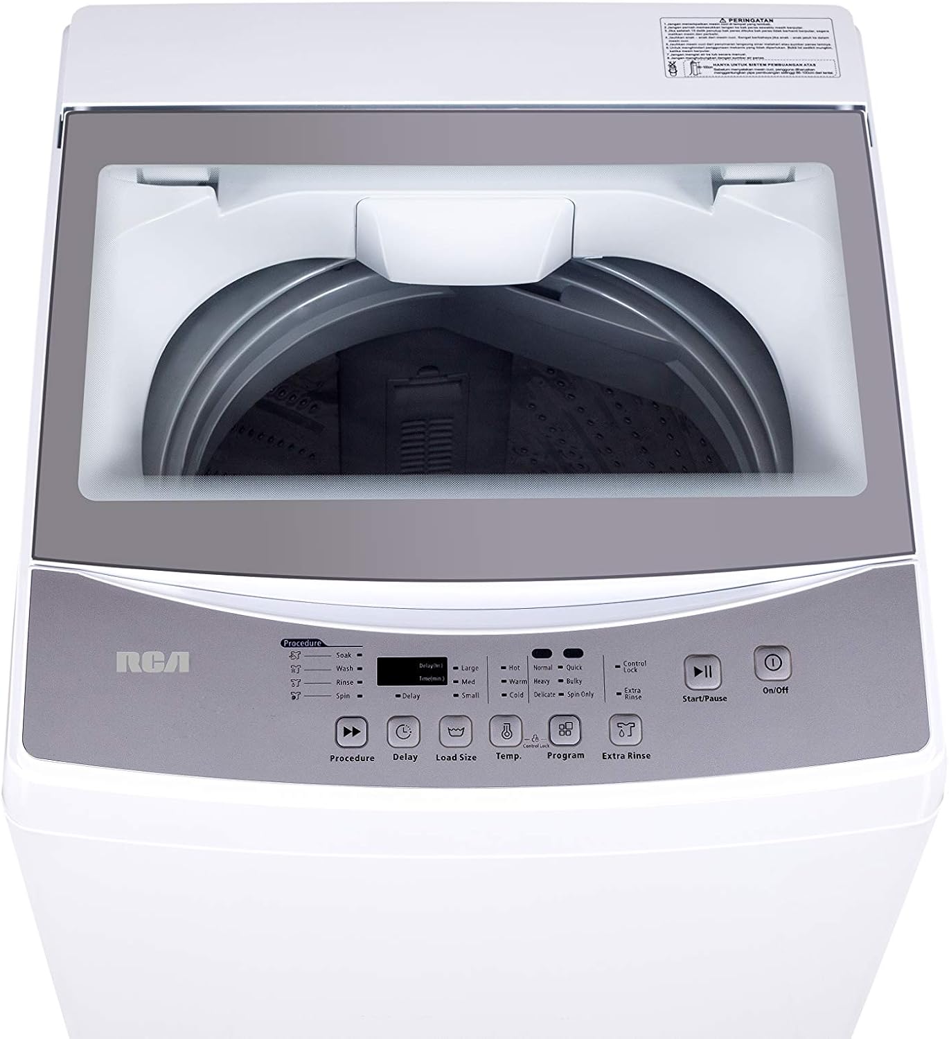 rca 2.1 cu ft portable washer specs