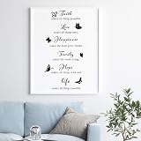 Outus 6 Pieces Faith Family Love Hope Wall Decals 70x30 cm Vinyl view 4
