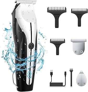 Haarschneidemaschine Tesoky Profi Haarschneider Herren Haartrimmer Set Tragbar Bartschneider Barttrimmer Haarschere Langhaarschneider Mit Akku Und Wasserdicht Perfekter Haarschnitt Amazon De Drogerie Korperpflege