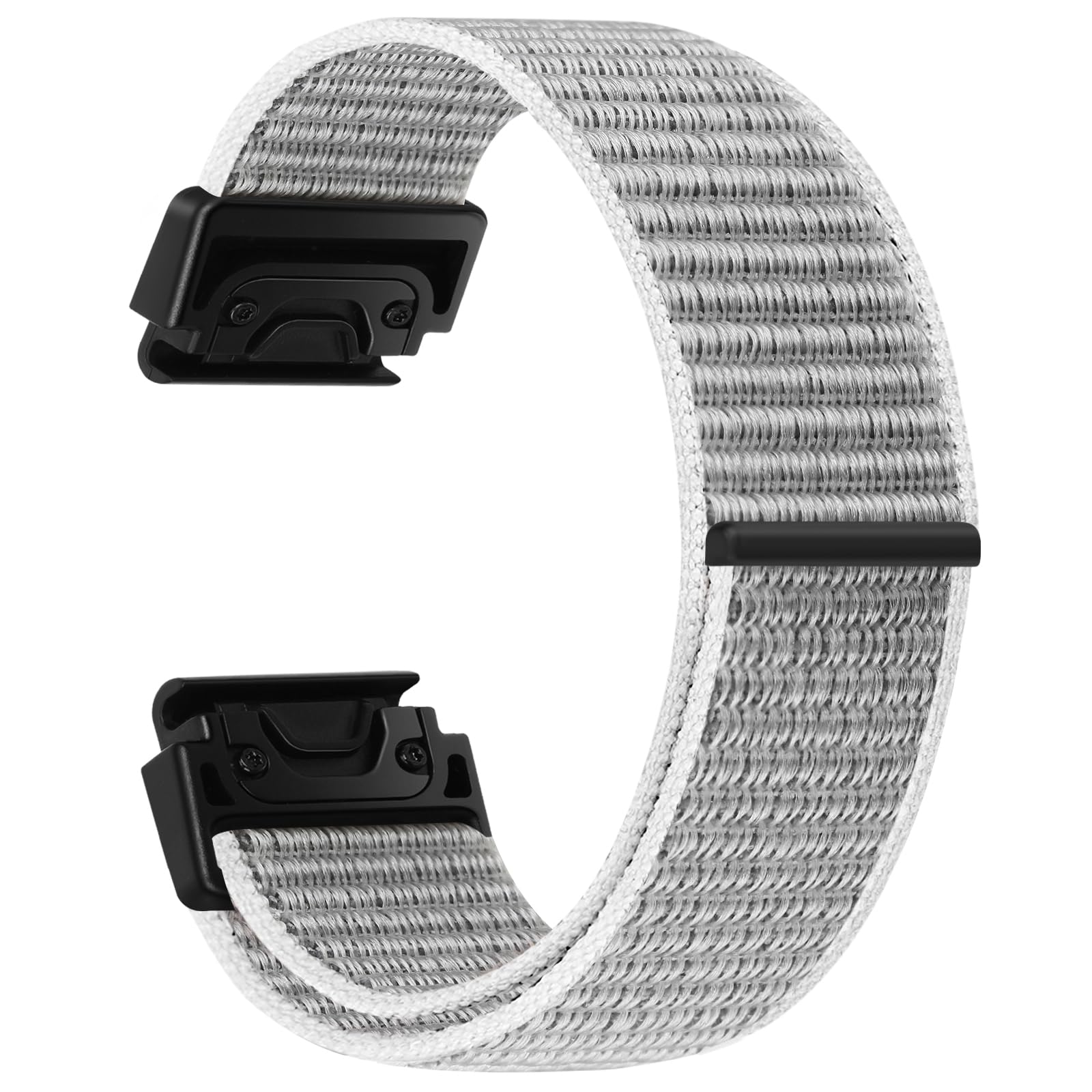 BTTNG 22mm Watch Strap Compatible With Garmin Fenix 8 47mm/7/7 Pro/6/6 Pro/5 Plus, Nylon QuickFit Sport Band for Forerunner Instinct 2/EPIX 2