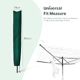 Flatro Rotary Washing Line Cover Waterproof Universal Fit with Zip Drawstring view 2