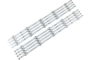 PANMILED 8 Pieces LED Backlight Strips for Hisense 55” TV 55R6000FM 55H6F 55R7F 55H6510G JL.D550A1330-003AS-M_V02 CRH-BX55V1U713030T04108CS-REV1.2