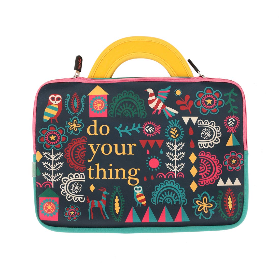 Chumbak Women's Laptop Sleeve/Bag (13 Inch)
