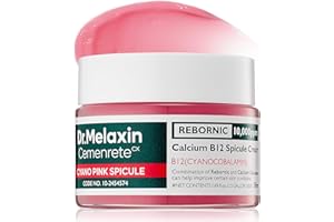Dr.Melaxin Cemenrete Cyano Pink Spicule Cream with Calcium, Vitamin B12 for under eyes skin, Dark Circles, Fine Lines, Puffiness&Eye Bags Cream, 1.69 fl. oz.