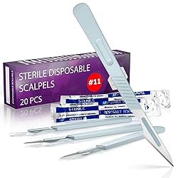 Disposable Scalpel Blades with Metal