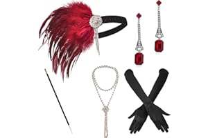 ZeroShop 1920s Flapper Accessories Set for Roaring 20s Costumes