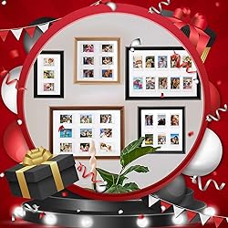 CAIYOULE Wooden Frame,for Mini Instax Polaroid