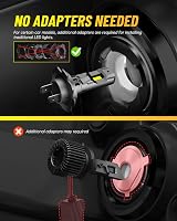 CYBERBEAM H7 LED Headlight Bulbs 90W 30000LM 6500K CANBUS Ready Pack of 2 view 5