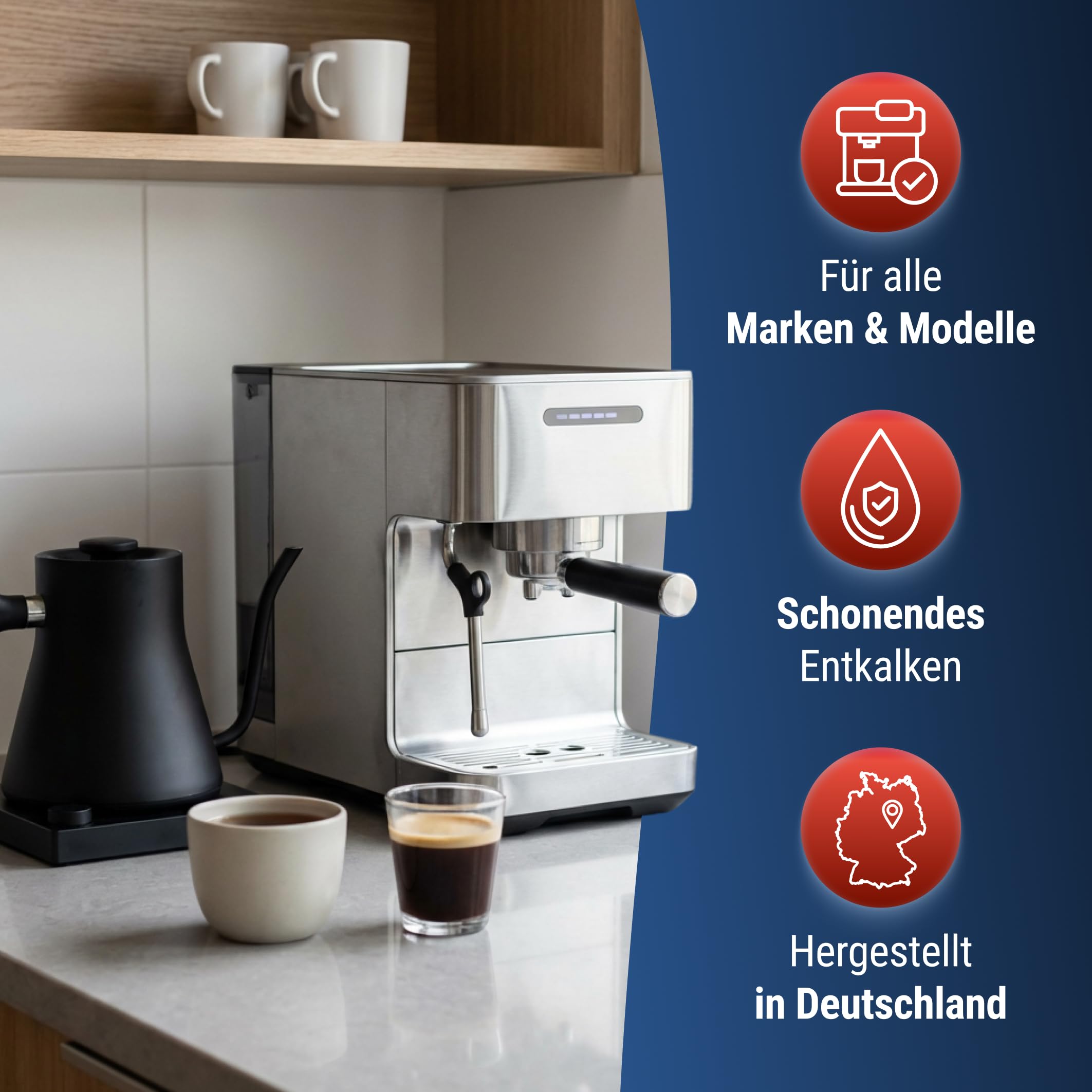Maxxi Clean | 1x 750 ml Universal Entkalker Konzentrat für Kaffeemaschinen & Kaffeevollautomaten aller Typen | für 6 Entkalkungsvorgänge | universelle Gerätereinigung gegen Kalk und Verschmutzungen 4
