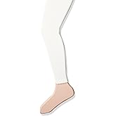 Jefferies Socks Girls' Cotton Footless Tights with Scalloped Edge