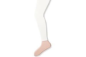 Jefferies Socks Girls' Cotton Footless Tights with Scalloped Edge